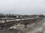 Abrissarbeiten auf dem ehemailgen G&uuml;terbahnhof 2022